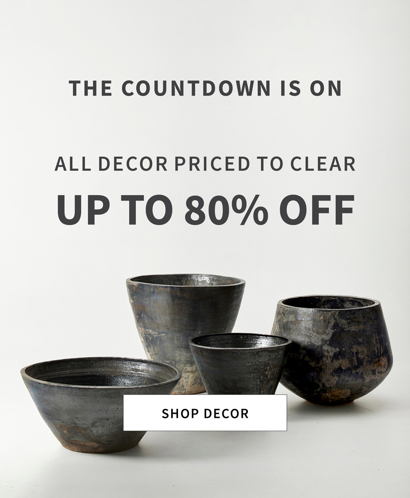 All decor priced to clear